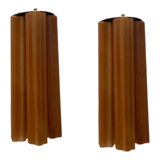 Large Tube Sconces, 1980s, Set of 2 For Sale