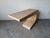 1980’s Postmodern Plastered Wood Geometric Waterfall Console Table For Sale In Miami - Image 6 of 12