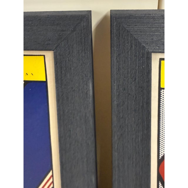 1966 As I Opened Fire Roy Lichtenstein Signed Litho Triptych Stedelijk Museum For Sale - Image 15 of 18