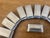 Vintage Pewter Napking Rings- Set of 13 For Sale - Image 9 of 10