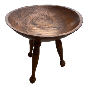 19Thc Footed Butter Bowl From Pennsylvania