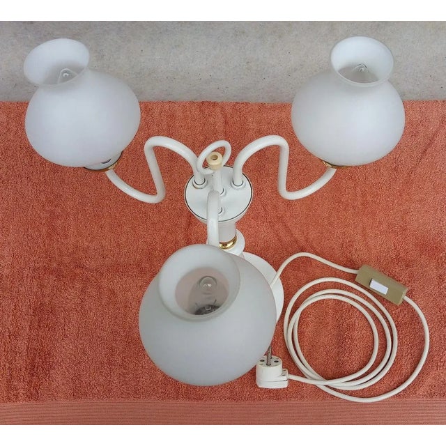 Gold Vintage Table Lamp, 1970s For Sale - Image 8 of 10