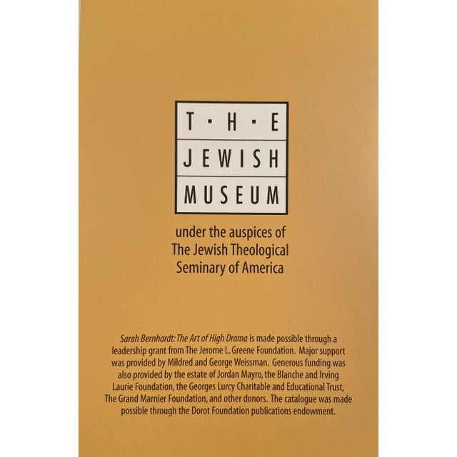 Art Nouveau 2000s Alphonse Mucha Sarah Bernhardt Jewish Museum Exhibition Poster For Sale - Image 3 of 4