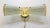Large wall light sconce Gerald Thurston for Lightolier. Handcrafted glass with white and gold colored glass overlay...