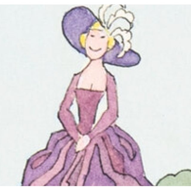 Art Deco Original Published Playboy Magazine Artwork Painting by Francis Wilford Smith "Smilby" Rare For Sale - Image 3 of 7