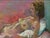 pastel nude on paper, study of the graceful female form, inspired by fresh local color.