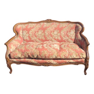 Lovely Fine Antique French Small Sofa Settee For Sale