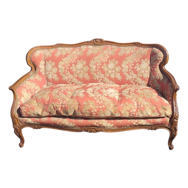 Lovely Fine Antique French Small Sofa Settee For Sale