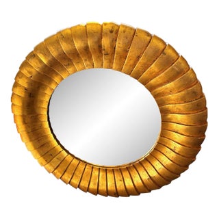 Oversized Contemporary Gold Gilt Mirror For Sale