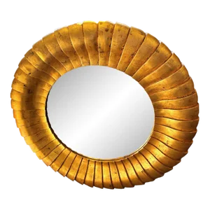 Oversized Contemporary Gold Gilt Mirror