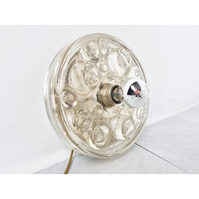 Glass Wall Light in Glass by Peil and Putzler, 1970s For Sale - Image 7 of 10