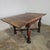 Farmhouse Jacobean Revival Oak Drop Leaf Dining Table, 1930s Farmhouse Antique For Sale - Image 3 of 17