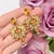 Mughal Style Gold-Plated and Rhinestone Earrings from Christian Dior, Early 1990s, Set of 2 For Sale - Image 4 of 10