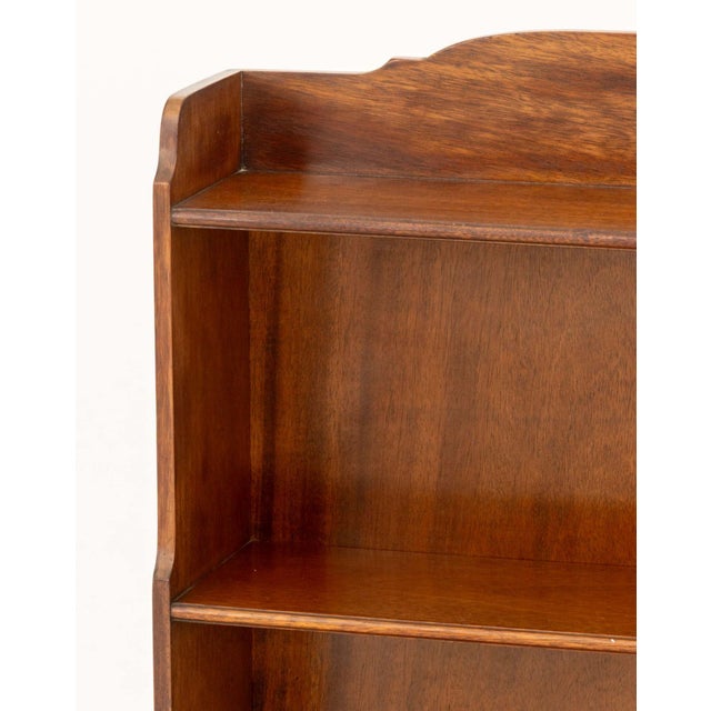 Arts & Crafts Arts and Crafts Walnut Open Bookcase For Sale - Image 3 of 9