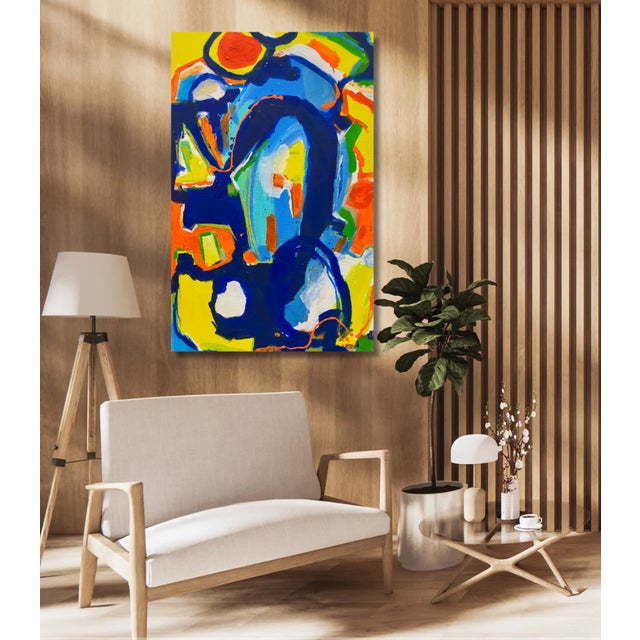 Large Contemporary Abstract Expressionist Painting by Bryan Boomershine For Sale - Image 4 of 6