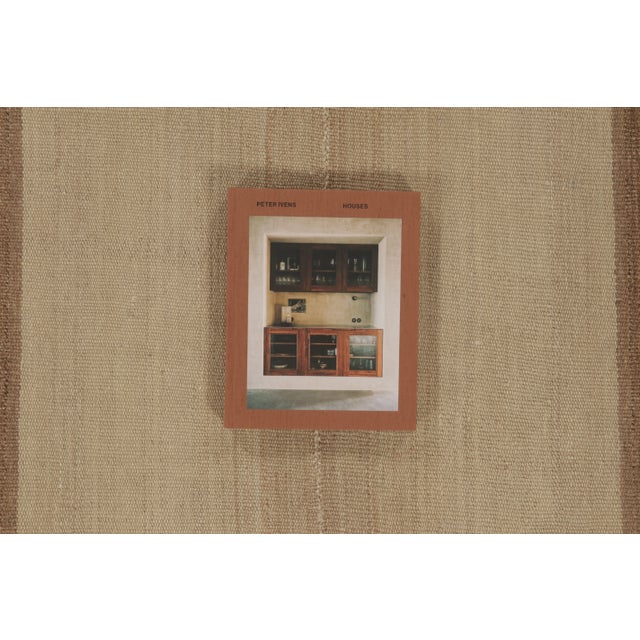 Sand Rug & Kilim's Contemporary Minimalist Rez Kilim With Earth-Toned Geometry For Sale - Image 8 of 10
