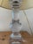 Glass Vintage Crystal Baluster Table Lamps - a Pair For Sale - Image 7 of 13