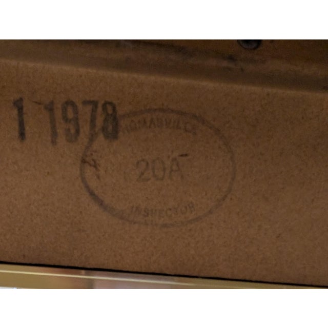This vintage coffee table is beautiful and elegant. It is a Thomasville, 1978, with the official mark on the bottom of the...