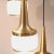 1960s Brass Glass Cascade Fixtures attributed to Staff, 1960s, Set of 2 For Sale - Image 5 of 15