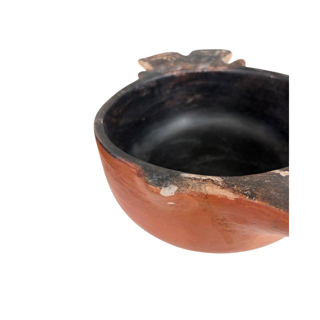 Ceramic Vintage Indigenous Karaja Ceramic Zoomorphic Bowl Brazil For Sale - Image 7 of 10