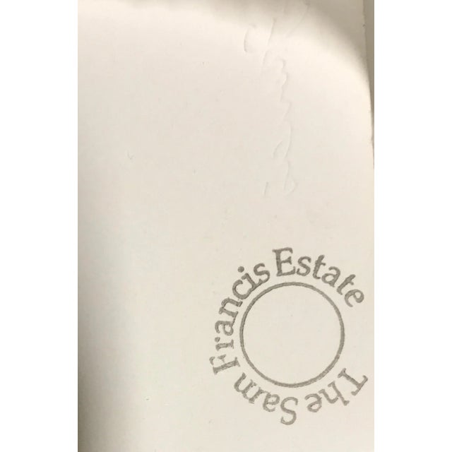 After Sam Francis, L'Etoile, Original Lithograph, 1995 For Sale - Image 4 of 5