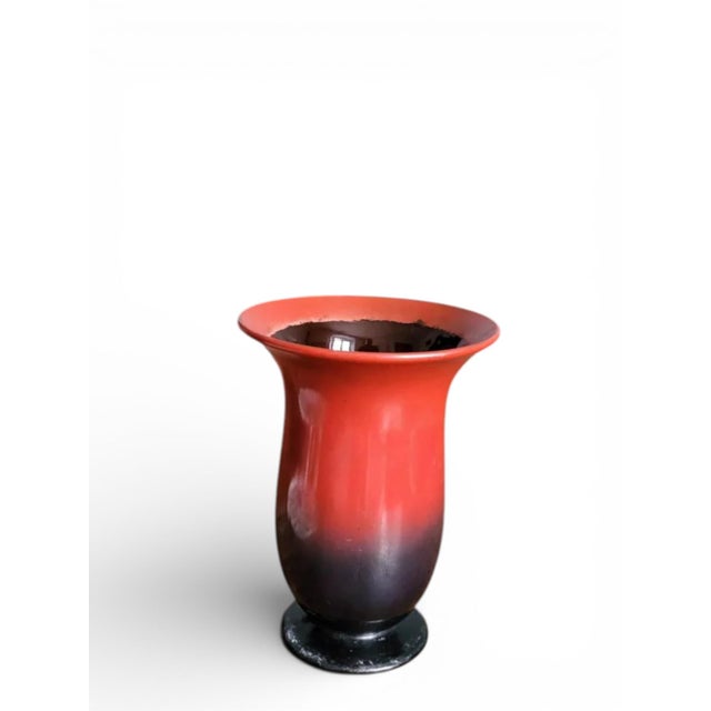 Art Deco Vase from Verrerie Saint Prex, Switzerland, 1930s For Sale - Image 3 of 10
