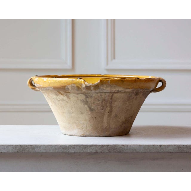 French 19th Century French Tian Bowl with Yellow Glaze For Sale - Image 3 of 10