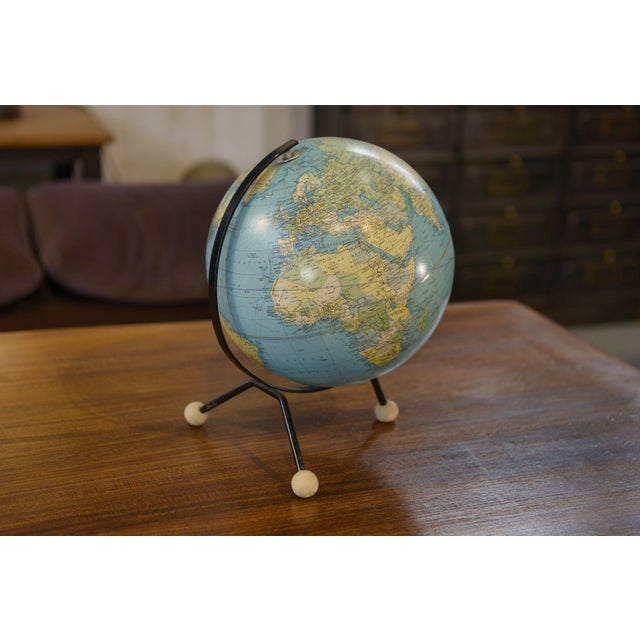 1960s Vintage Steel Globe, 1960s For Sale - Image 5 of 9
