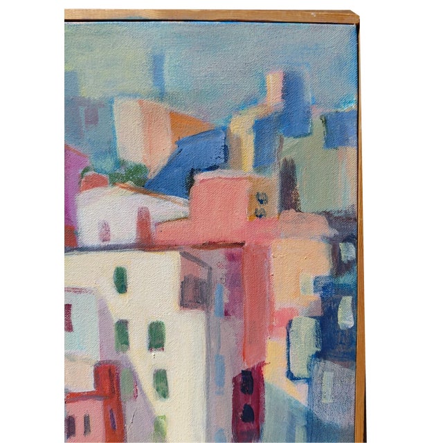 2000 - 2009 Ann Sayre Wiseman “Riomaggiore, Cinque Terre” Original Oil Painting, 2004 For Sale - Image 5 of 13