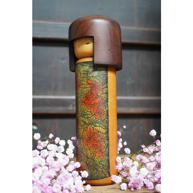 Mid-Century Modern Vintage Sosaku Kokeshi, Usaburo, Japan., 1970s For Sale - Image 3 of 9