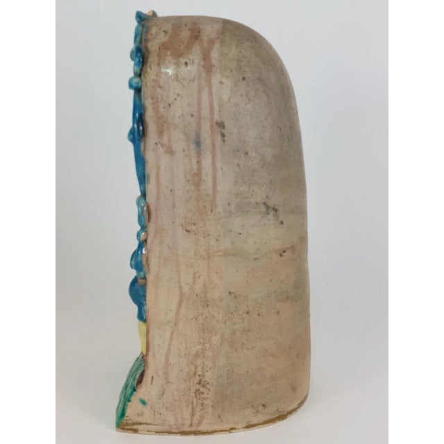 Pair of 18th Century Chinese Ming Transitional Pottery Porcelain Roof Ornaments Tiles For Sale - Image 4 of 12