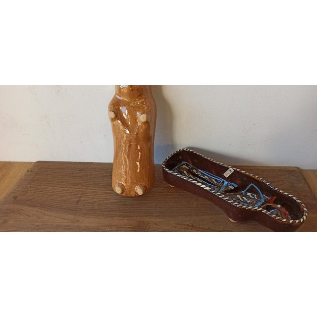 Vintage Alsace Terracotta Pottery Food Molds, 1980s, Set of 2 For Sale - Image 11 of 15