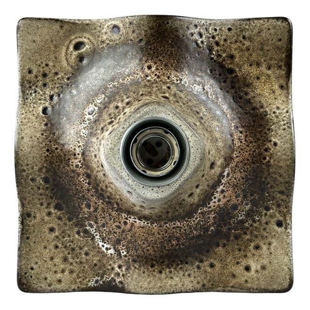 Vintage Wall Lamp in Ceramic, 1960s For Sale