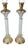 Brass and Glass Column Buffet Table Lamps - A Pair For Sale In Chicago - Image 6 of 10