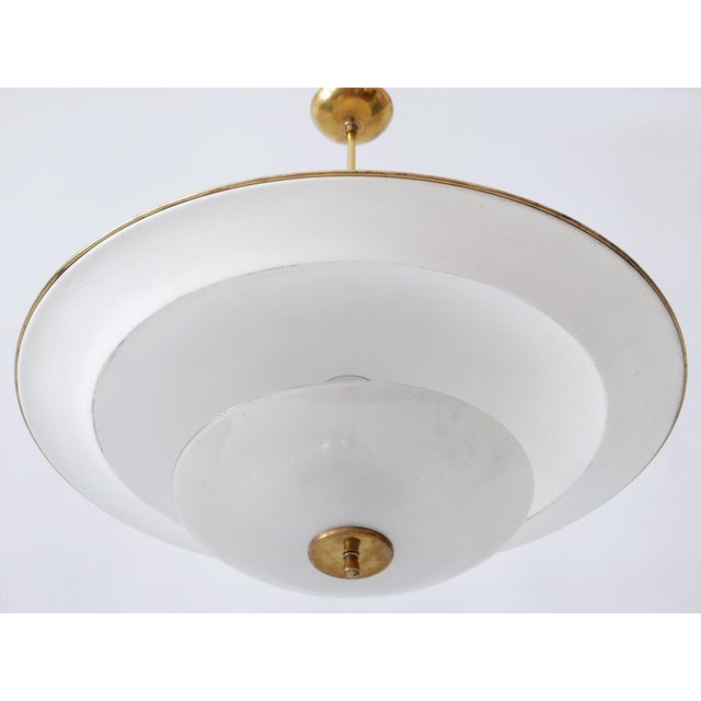 Large Mid-Century Modern UFO Ceiling or Pendant Lamp, Germany, 1950s For Sale - Image 15 of 18