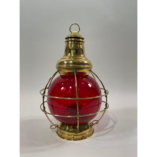 Brass Ships Onion Lantern For Sale In Boston - Image 6 of 10