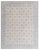 Contemporary Eight-Point Star Ivory With Blue Carpet "Flocon" For Sale
