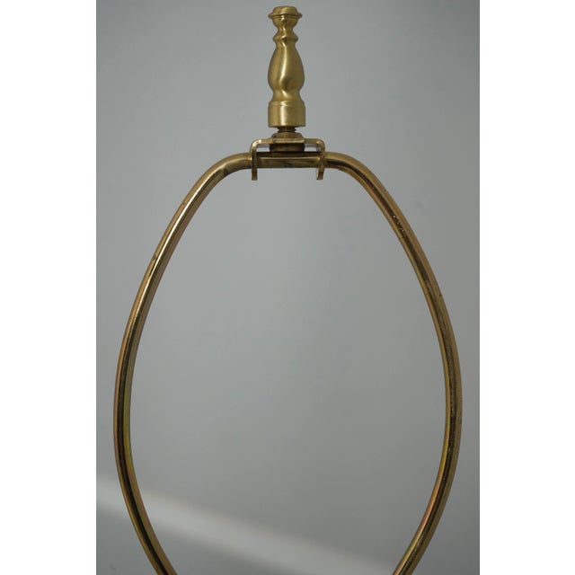 Pair Ethan Allen Gold Leaf Buffet Table Lamps For Sale - Image 9 of 12