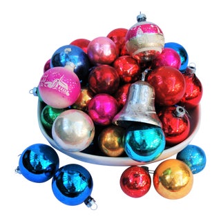 Vintage Christmas Ornaments - Set of 43 For Sale