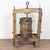 Antique wine press from Hungary. Note the heavy wrought iron bolts, bands and turning mechanism. Crafted in oak, the...