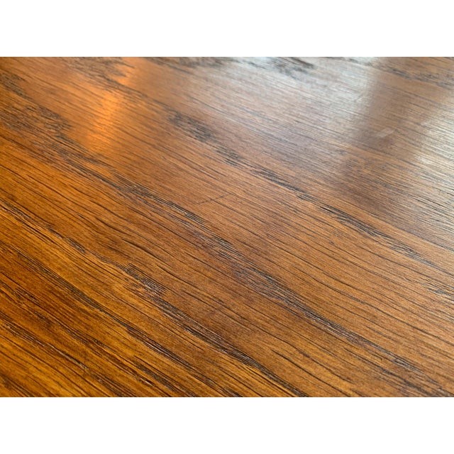 1940s French Modern Oak Side Table by René Gabriel For Sale - Image 9 of 15