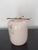 Vintage Studio Art, by David Smyth, Signed - Raku Fired White Ceramic Vessel With Lid and Natural Wood Twig Accents – 9.5” For Sale In Miami - Image 6 of 12