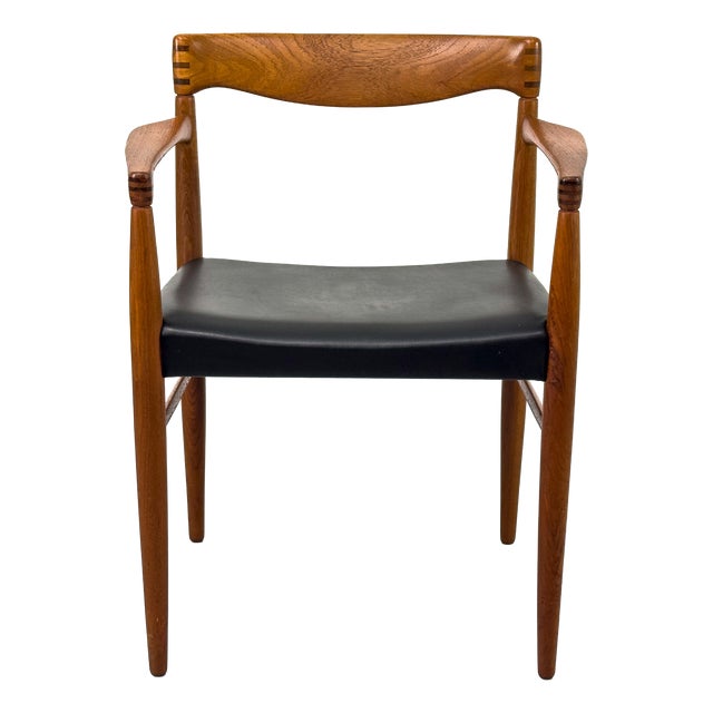 Vintage Teak Armchair by H. W. Klein for Bramin, 1960s For Sale