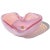 Murano Vintage Murano Fratelli Toso Millefiori Wild Flowers Pink Opalescent Italian Art Glass Heart Bowl For Sale - Image 4 of 8