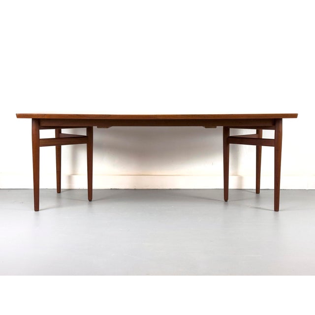Model 201 Dining Table in Teak by Arne Vodder for Sibast, 1960s For Sale - Image 6 of 18