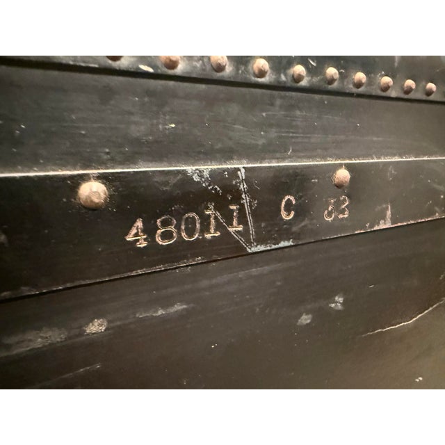 This authentic 1950s Yale military trunk is a remarkable piece of U.S. Army history, complete with its original...