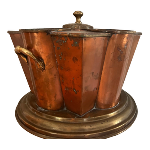 1920s Art Deco Tapered Copper Wine Cooler