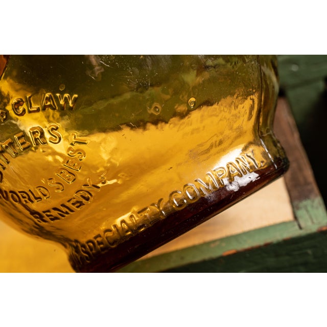 Vintage 1930s Ball and Claw Bitters Bottle Chairish