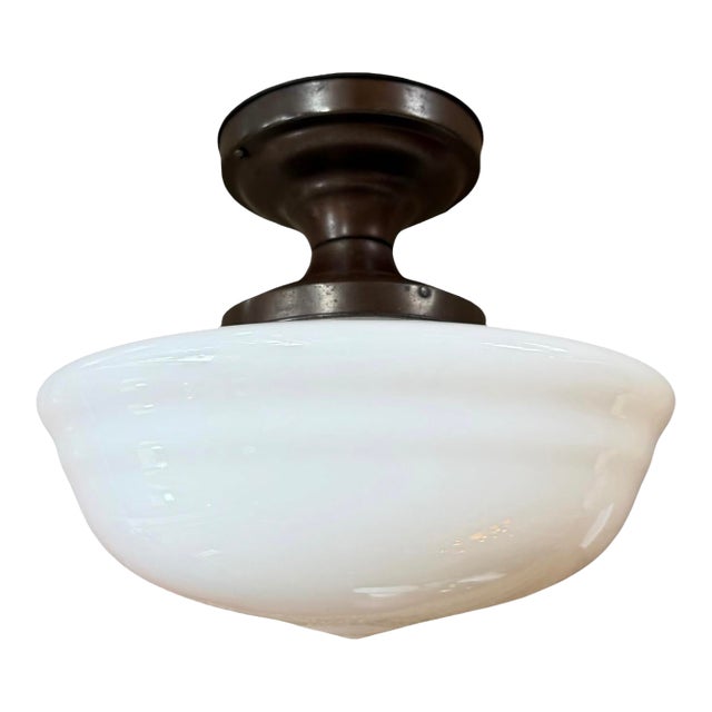 1920s Large Traditional Ceiling Light Fixture For Sale