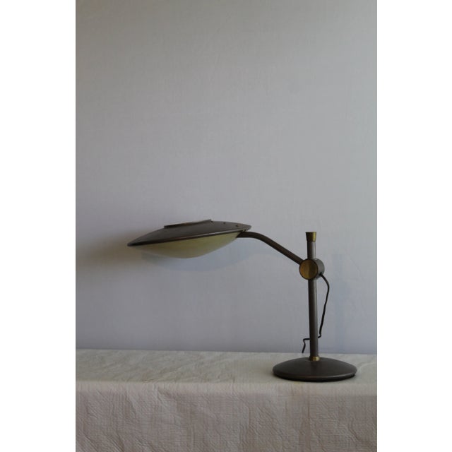 1960's Dazor Bronze Table Lamp For Sale In Miami - Image 6 of 10